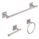 OakBrook Collection Brushed Nickel Silver Die Cast Zinc Towel Holder