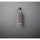 OakBrook Collection Matte Black Towel Ring Die Cast Zinc