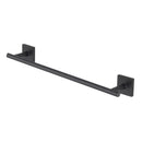 OakBrook Collection Matte Black Towel Bar 18 in. L Die Cast Zinc