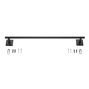 OakBrook Collection Matte Black Towel Bar 24 in. L Die Cast Zinc