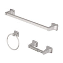 OakBrook Collection Brushed Nickel Die Cast Zinc Bath Hardware Set