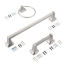 OakBrook Collection Brushed Nickel Die Cast Zinc Bath Hardware Set