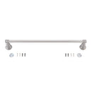 OakBrook Collection Traditional Brushed Nickel Towel Bar 24 in. L Die Cast Zinc