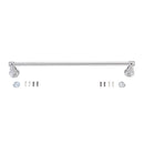 OakBrook Collection Chrome Twin Towel Bar 24 in. L Die Cast Zinc