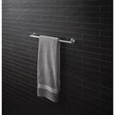 OakBrook Collection Chrome Twin Towel Bar 24 in. L Die Cast Zinc