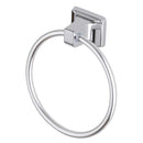 OakBrook Collection Chrome Towel Ring Die Cast Zinc