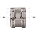 Proline BK Products 2 in. Hub Sizes X 2 in. D Hub Sizes Neoprene/Stainless Steel No Hub Coupling 1 p