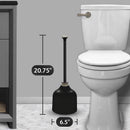 Korky Toilet Plunger and Caddy 13.75 in. L X 6 in. D, Pack of 4