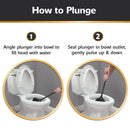 Korky Toilet Plunger and Caddy 13.75 in. L X 6 in. D, Pack of 4