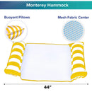 4-in-1 Monterey Hammock Water Float - Golden Sunshine