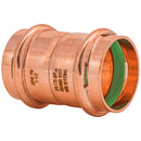 QuickFitting 1-1/2 in. Press in. Press in. Copper Coupling with Stop
