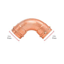 QuickFitting 2 in. Press in. Press in. Copper 90 Degree Elbow