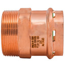 QuickFitting 2 in. Press in. MNPT in. Copper Adapter