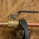 QuickFitting 1/2 in. Brass Press Ball Valve