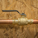 QuickFitting 3/4 in. Brass Press Ball Valve