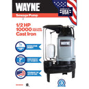 Wayne 1/2 HP 9000 gph Cast Iron Vertical Float Switch Sewage Pump