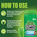 Green Gobbler Powder Septic Tank Treatment 27 oz, Pack of 4