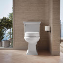 Kohler Hyten Slow Close Round White Plastic Toilet Seat