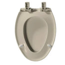 Mayfair by Bemis Affinity Slow Close Elongated Bone Plastic Toilet Seat