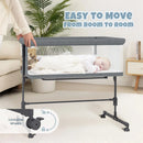 3 in 1 Baby Bassinet Beside Sleeper - Adjustable Height