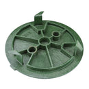 NDS SureFit 10 in. W X 2 in. H Round Valve Box Cover Green
