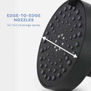 Danco Seventy Matte Black 4 settings Showerhead 1.8 gpm