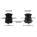 Danco 3 in. Matte Black Round Drain Cover
