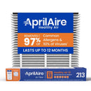 AprilAire 20 in. W X 25 in. H X 4 in. Synthetic Fiber 13 MERV Pleated Air Cleaner Cabinet Air Filter
