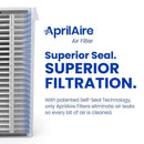 AprilAire 20 in. W X 25 in. H X 4 in. Synthetic Fiber 11 MERV Pleated Air Cleaner Cabinet Air Filter