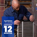 AprilAire 20 in. W X 25 in. H X 4 in. Synthetic Fiber 11 MERV Pleated Air Cleaner Cabinet Air Filter