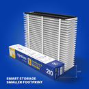 AprilAire 20 in. W X 25 in. H X 4 in. Synthetic Fiber 11 MERV Pleated Air Cleaner Cabinet Air Filter