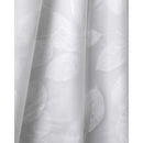 Zenna Home 72 in. H X 70 in. W White Just Leaves Shower Curtain PEVA, Pack of 3