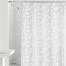 Zenna Home 72 in. H X 70 in. W White Just Leaves Shower Curtain PEVA, Pack of 3