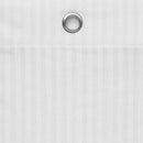 Zenna Home 72 in. H X 70 in. W White Striped Shower Curtain Liner Fabric, Pack of 4