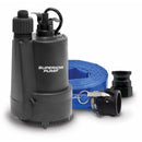Superior Pump 2400 gph Thermoplastic Switchless Switch Utility Pump Kit