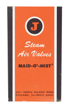 Jacobus Jacobus 1/8 in. Straight Connection Chromed Brass Straight Steam Vent
