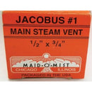 Maid O' Mist Jacobus 3/4 in. Straight Connection Chromed Brass Steam Vent