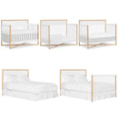 Owen 5-in-1 Convertible Crib - Vintage White Oak
