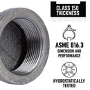 STZ Industries 1/8 in. FIP each X 1/8 in. D FIP Black Malleable Iron 90 Degree Elbow