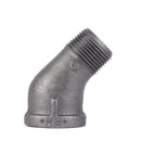 STZ Industries 1/8 in. MIP each X 1/8 in. D FIP Black Malleable Iron 45 degree Street Elbow