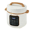 Linen Speckle 6-Quart Pressure Cooker with Touch Control Display