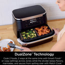 Foodi DualZone FlexBasket Air Fryer with 7-qt MegaZone DZ071