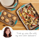 Rachael Ray Cucina Nonstick Bakeware 4-Piece Set - Agave Blue