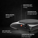 Infrared Electric Hot Plate - Black
