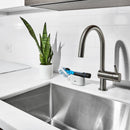 Soap Dispensing Dish Brush Set - Black