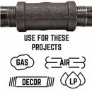 STZ Industries 3/4 in. FIP each X 3/8 in. D FIP Black Malleable Iron Reducing Coupling