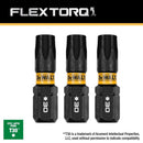 DEWALT FlexTorq DWAF1TX30IR3 Screwdriver Bit, T30 Drive, Torx Drive, 1/4 in Shank, Hex Shank, 1 in L, Steel