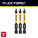 DEWALT FlexTorq DWAF2SQ1IR3 Impact Screwdriver Bit,