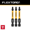 DEWALT FLEXTORQ DWAF2SQ3IR3 Impact Screwdriving Bit,