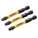 DEWALT FLEXTORQ DWAF2SQ3IR3 Impact Screwdriving Bit,